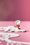 Anthropologie Cottage Animal Ornament In White
