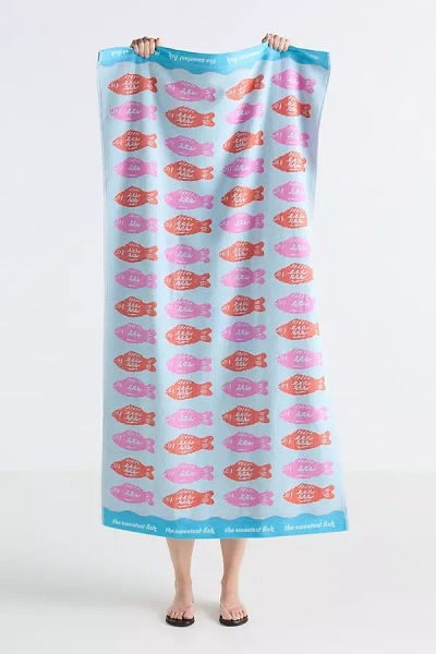 Anthropologie Cotton Jacquard Icon Beach Towel Collection In Multi