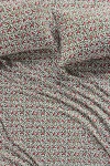 Anthropologie Cotton Modal Brushed Cozy Printed Sheet Set In Multi