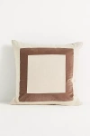 Anthropologie Cotton Velvet Frame Pillow