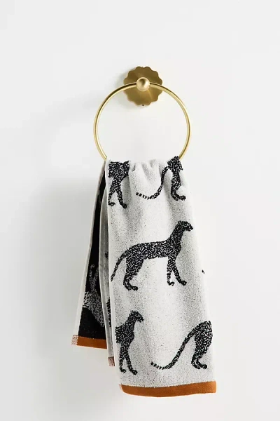 Anthropologie Cotton Woven Pattern Towel Collection