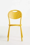 Anthropologie Coupole Indoor/outdoor Dining Chair In Yellow