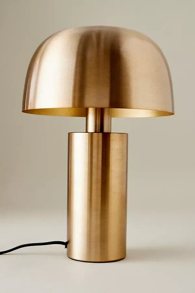 Anthropologie Cozy Living Lulu Table Lamp In Gold