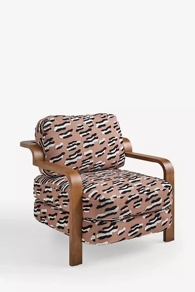 Anthropologie Craven Meena Accent Chair In Animal Print