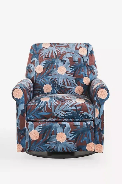 Anthropologie Crawford Frederica Reclining Swivel Chair