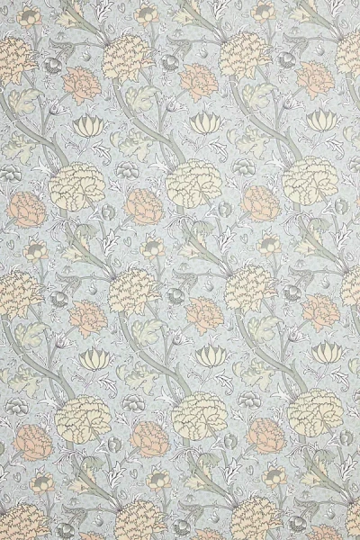 Anthropologie Cray Floral Trail Wallpaper In Blue