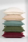Anthropologie Curtis Bouclé Blanket-stitch Pillow In Multi