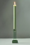 Anthropologie Cut Glass Candle Holder