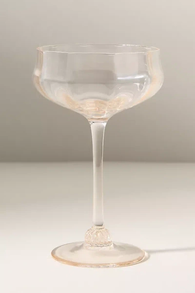 Anthropologie Cybelle Coupe Glasses, Set Of 4 In Transparent