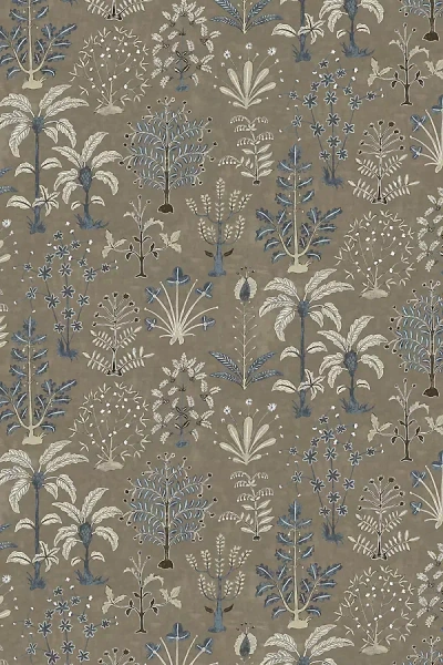 Anthropologie Cynthia Wallpaper In Gray