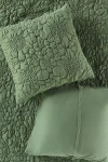 Anthropologie Dahlia Cotton Jersey Floral Euro Sham
