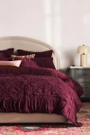 Anthropologie Dahlia Floral Jersey Quiltu200b In Purple