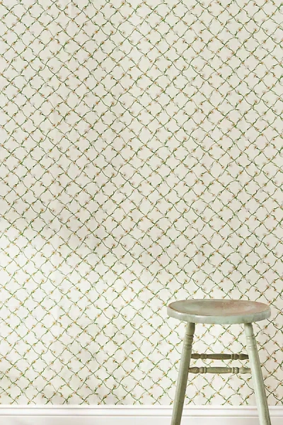 Anthropologie Daisy Trellis Wallpaper