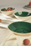 Anthropologie Dakota Bamboo Melamine Bowls, Set Of 4 In Green