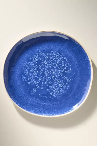 Anthropologie Dakota Melamine Dinner Plates, Set Of 4 In Blue