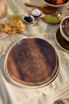 Anthropologie Dakota Melamine Dinner Plates, Set Of 4 In Brown