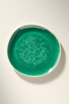 Anthropologie Dakota Melamine Side Plates, Set Of 4 In Green