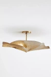 Anthropologie Daniella Brass Flush Mount