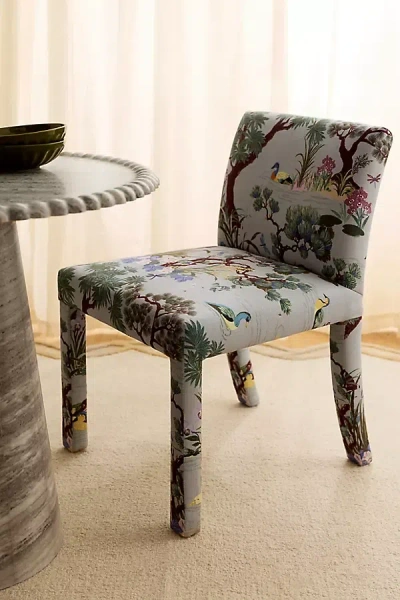 Anthropologie Delaney Upholstered Dining Chair In Multi