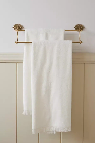 Anthropologie Demeter Double Towel Bar In White