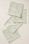 Anthropologie Demeter Embroidered Cotton Napkins, Set Of 4 In Multi