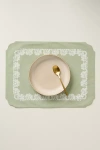 Anthropologie Demeter Embroidered Cotton Placemat In Multi