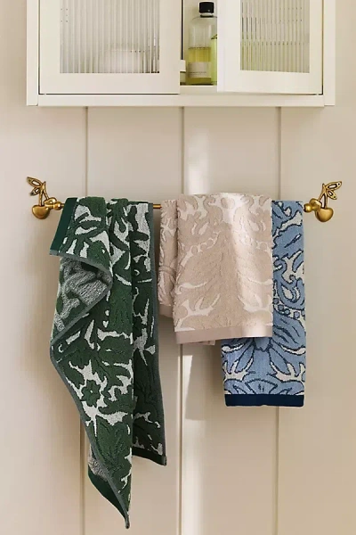 Anthropologie Devon Floral Cotton Towel Collection