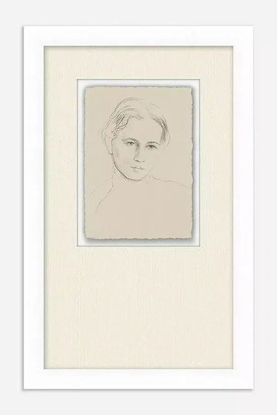 Anthropologie Distant Portrait Wall Art In Multi