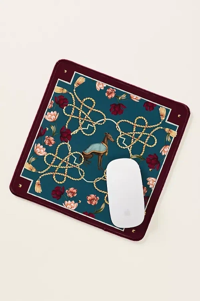 Anthropologie Dog Mouse Pad In Green