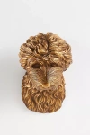 Anthropologie Dog Wall Bust In Brown