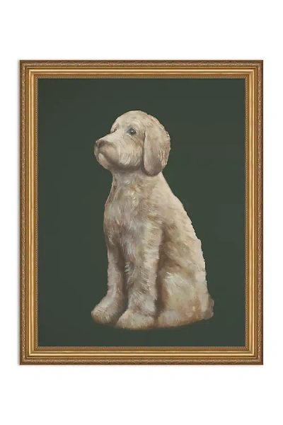 Anthropologie Doodle Dog Wall Art In Animal Print