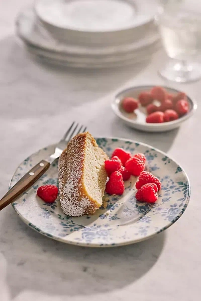 Anthropologie Dorothy Portuguese Fine Stoneware Side Plates, Set Of 4