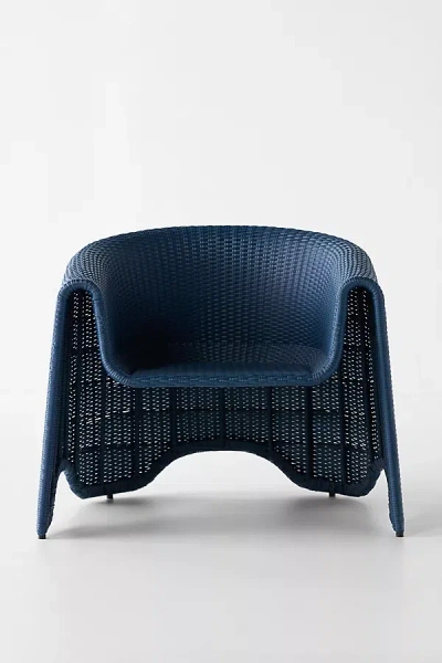 Anthropologie Dory Occasional Chair In Blue