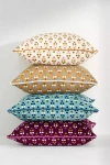 Anthropologie Dottie Velvet Patterned Pillow In Multi