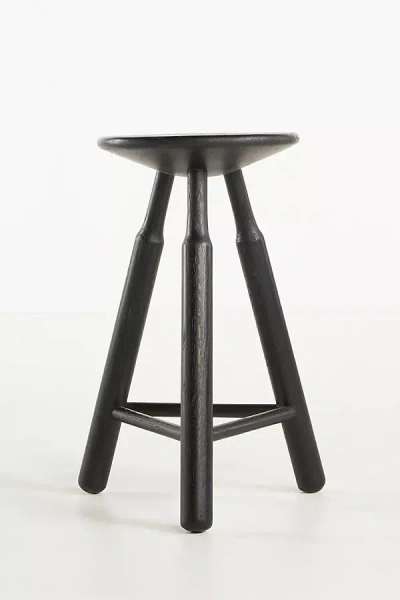 Anthropologie Dowel Bar Stool In Black