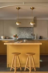 Anthropologie Dowel Counter Stool In Brown