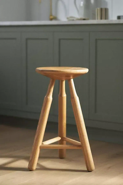 Anthropologie Dowel Counter Stool In Neutral