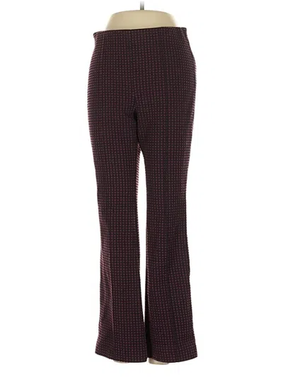 Pre-owned Anthropologie Dress Pants In Burgundy