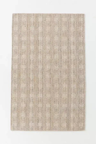 Anthropologie Drexton Geometric Wool Rug In Neutral