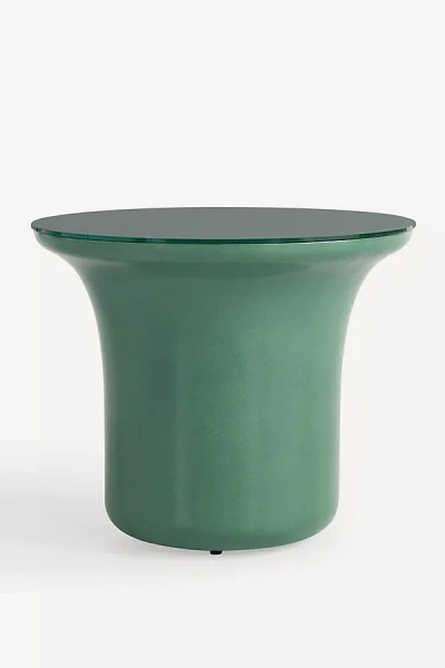 Anthropologie Dulce Round Side Table In Green