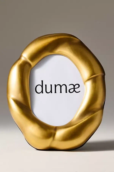 Anthropologie Dumae Julie Oval Frame In Gold