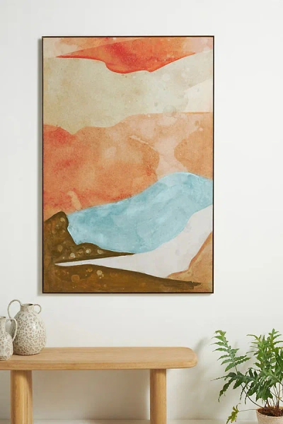 Anthropologie Earthen Layers Wall Art In Assorted