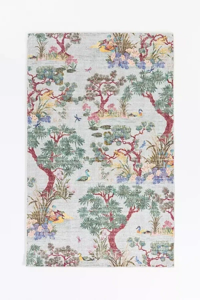 Anthropologie Easy Care Bernadette Printed Rug In Multi