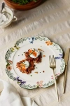 Anthropologie Eden Stoneware Dinner Plates, Set Of 4