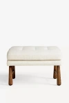 Anthropologie Edia Ottoman In Beige
