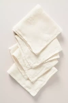 Anthropologie Set Of 4 Edison Linen Napkins