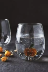 Anthropologie Eerie Stemless Wine Glass In Transparent