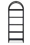 Anthropologie Eero Arched Oak Bookcase In Black
