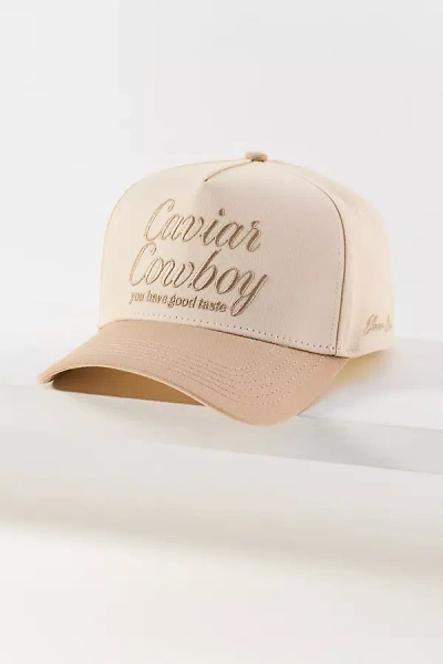 Anthropologie Eleven Eleven Caviar Cowboy Trucker Hat In Neutral