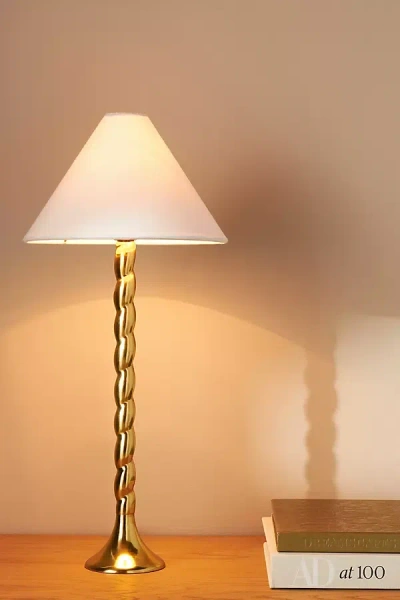 Anthropologie Elio Buffet Table Lamp In Gold